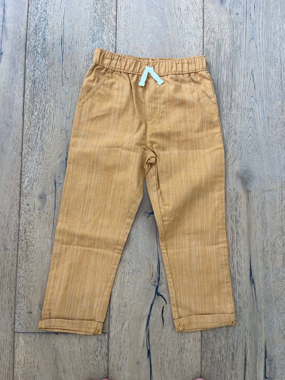 Little Lad Toddler Pants 3T Tan Orange Beachy Lightweight